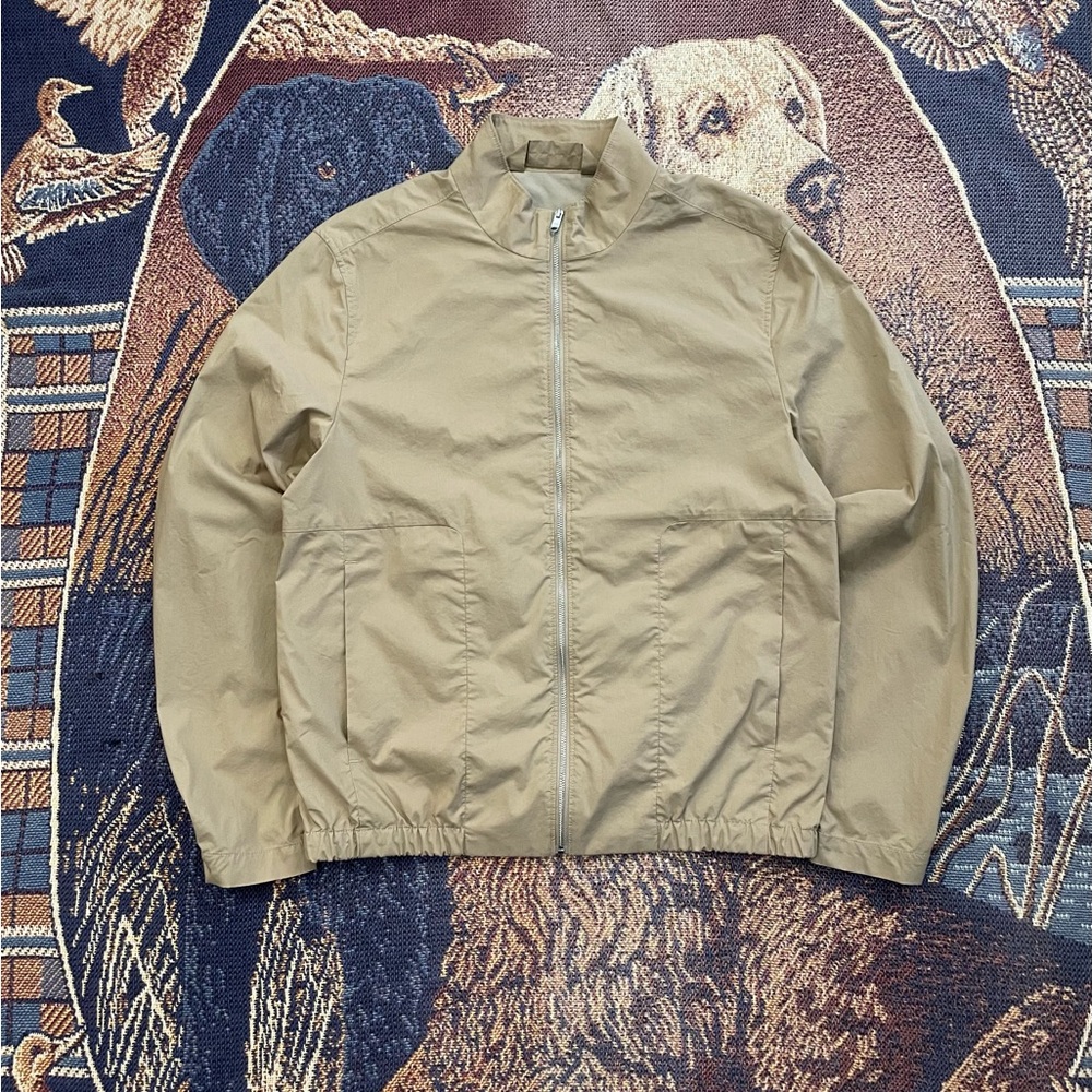 MNG khaki lightweight windbreaker jacket